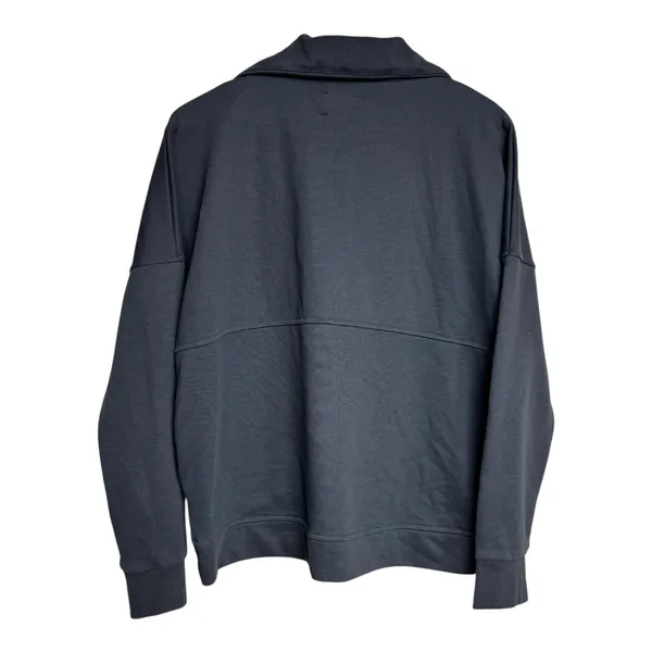 WILO the‎ label Pullover Quarter Zip Sweatshirt Medium Gray Casual Comfy Top - Image 3