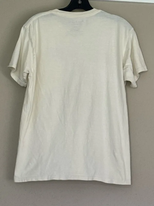 PINK FLOYD Graphic Band Tee M 20” p2p Cream/Black EUC - Image 6