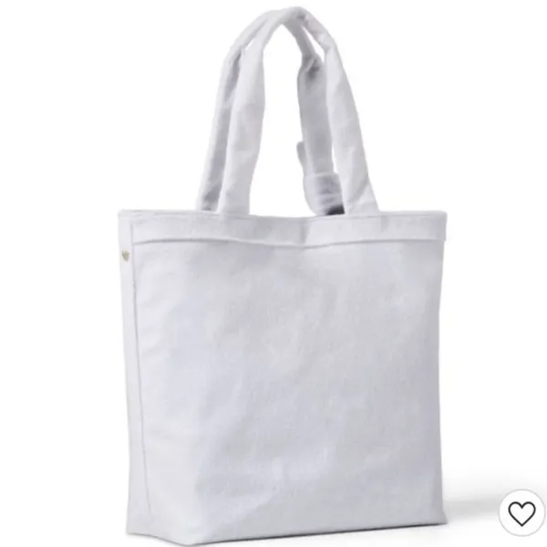 Stoney Clover Lane x Target White Terry Cloth Embossed Beach Tote Bag - Image 2