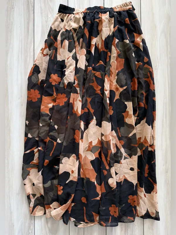 Live 4 Truth Maxi Boho Flowy Skirt Brown Medium NWOT - Image 4