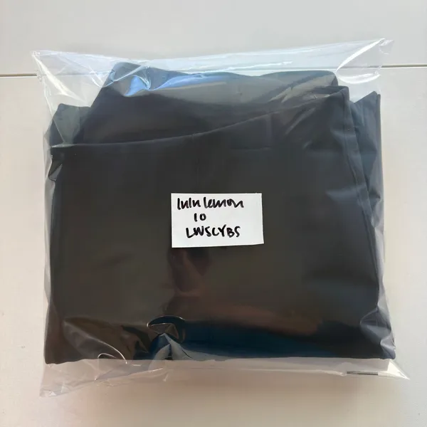 Lululemon City Sleek 5 Pocket 7/8 Pant Women 10 Black High Rise Seam Detail - Image 9