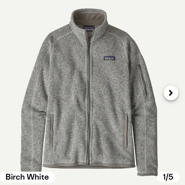 Patagonia | Women's Full Zip Fleece Jacket Gray Heather Better Sweater, Size XS - Image 10