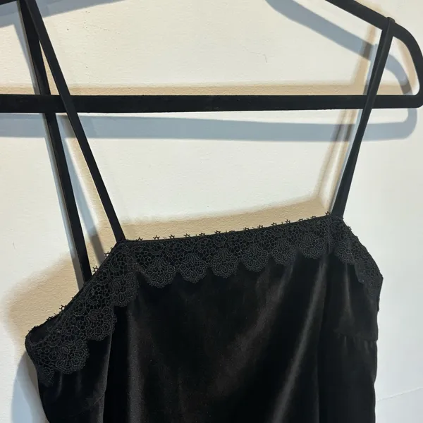 Racil Black Velvet Camisole - size 36 (US 4) - Image 3