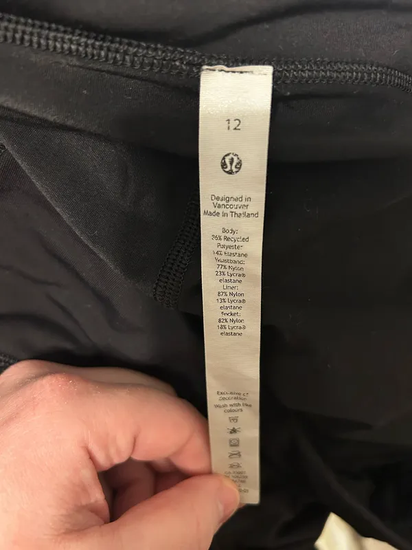 Lululemon Skirt Pace Rival Black - Image 5