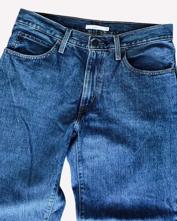 Levi’s 94 Baggy Jeans Denim Straight Leg Medium Wash Blue 30 10 - Image 6