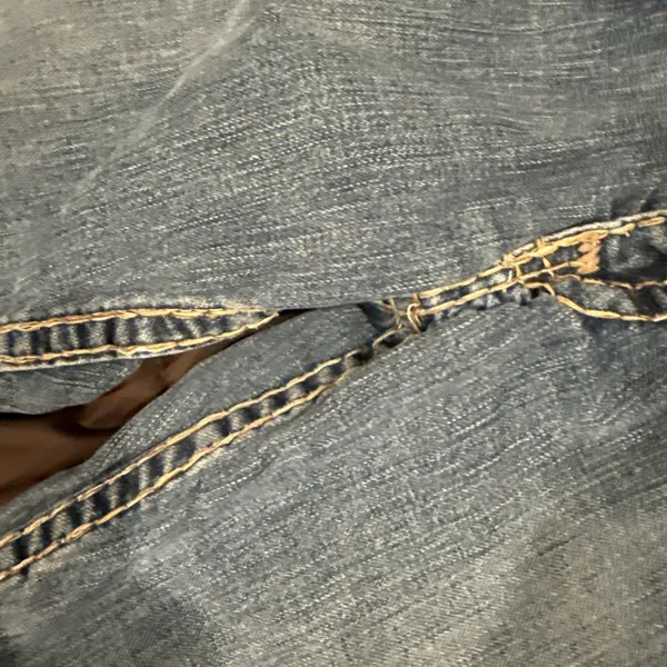 Y2K True Religion Womens Size 31 Bootcut Flare Jeans Blue - Image 8