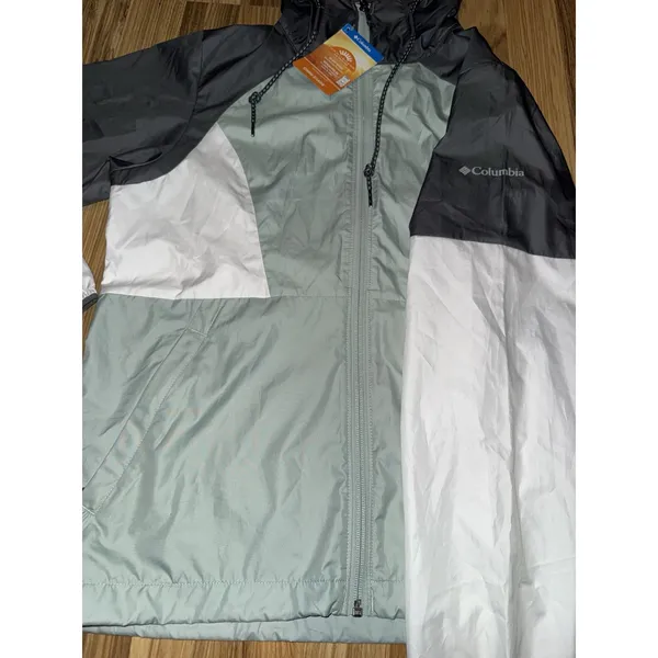 Columbia NEW Womens Side Hill Windbreaker‎ Full Zip Hooded Jacket Size XS - Image 2