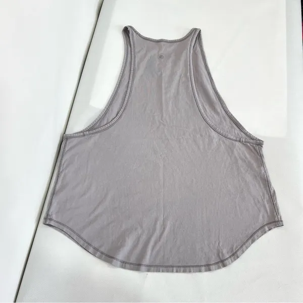 Lululemon Pima Cotton Racerback Tank Top Lavender Sporty Athleisure - Image 5