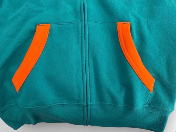 NWT NFL Miami Dolphins Stadium Full-Zip Youth Hoodie Large 14/16 $50 MSRP - Image 5