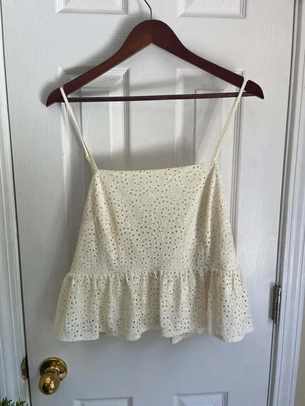 A New Day Cream Eyelet Maxi and Top Set - Image 3