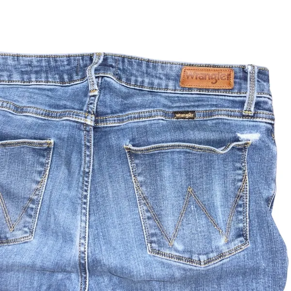 Wrangler Women Bold Bootcut Denim Jeans High Rise Size 34 Long Cowboy Rodeo - Image 4
