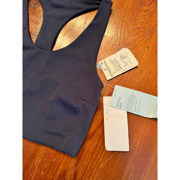 Zella Studio Lite Longline Sports Bra in Navy Blue XS NWT - Image 5