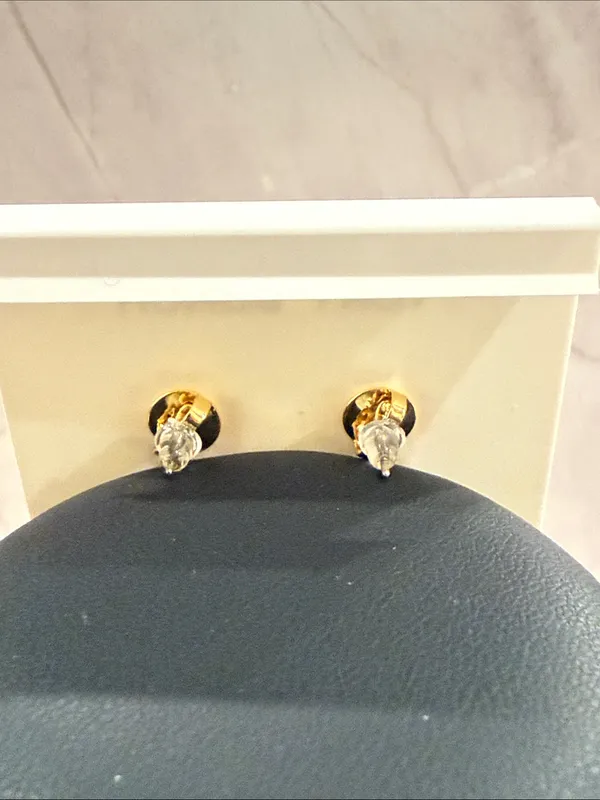 Tory Burch | Gold Plated & Pearl Drop Earrings - Image 3