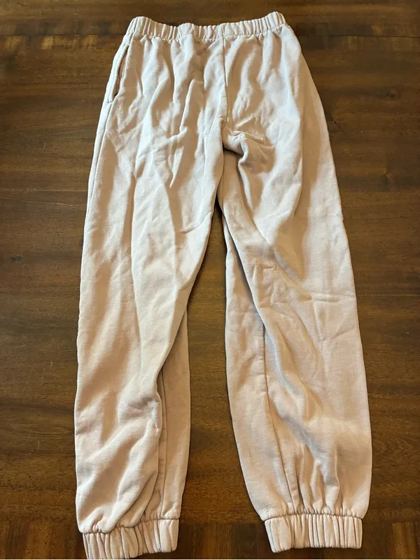 Brandy Melville Sweatpants Joggers Once Size Tan - Image 3