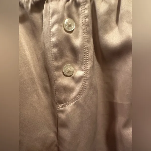 Abercrombie & Fitch Satin Sleep Pants- Blush - Image 7