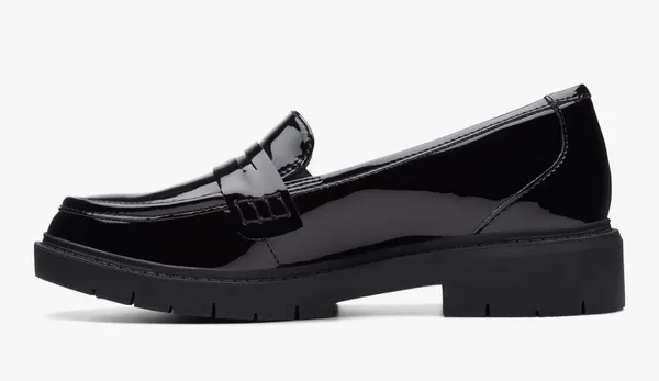 NEW Black Patent Clarks Westlynn Ayla Loafer Shoes 11 $95 - Image 7