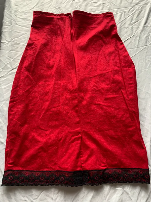 Rock Steady Red and Black Skirt Size Small By - Image 2