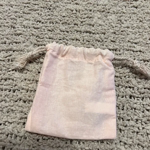 Gorjana Blush Pink Drawstring Jewelry Pouch - Image 2