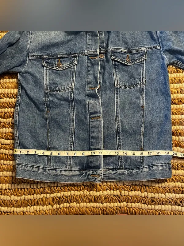 Free people Oversized Denim Jacket - Image 5