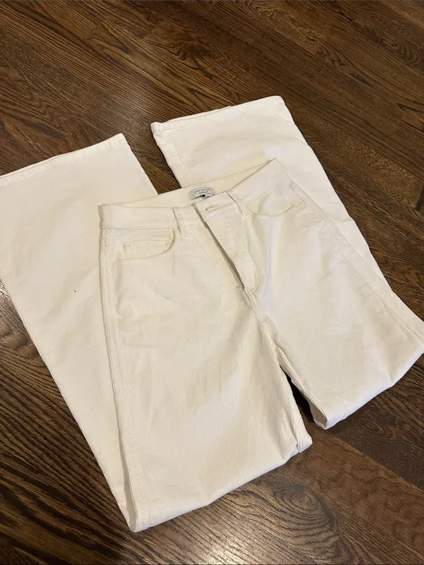 Ann Taylor The Weekend Corduroy Wide-Leg High-Rise Pants - Image 6