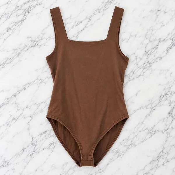 Old Navy brown square neck bodysuit size xs - Image 8