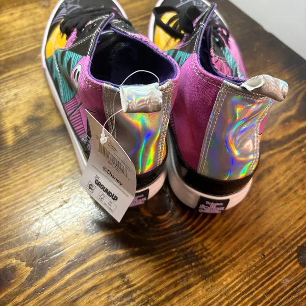 Ground‎ Up Nightmare Before Christmas Sneakers Size 8 Black - Image 6