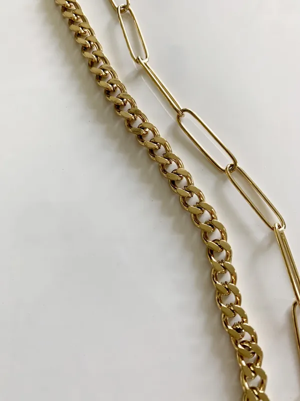 Boutique Gold Double Link Bracelet - Image 6
