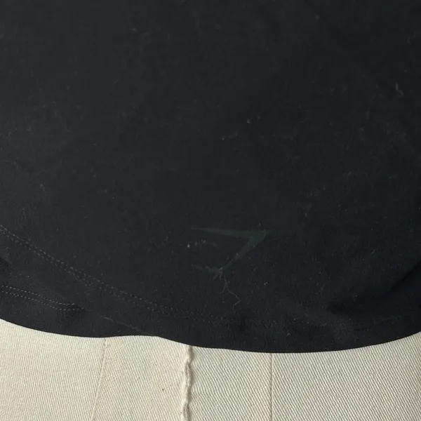 Gymshark Whitney Simmons Long Sleeve Crop Top Black Medium Activewear Workout - Image 7