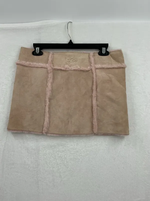 UGG Pink Trim Suede Shearling Piece 782 - Image 2