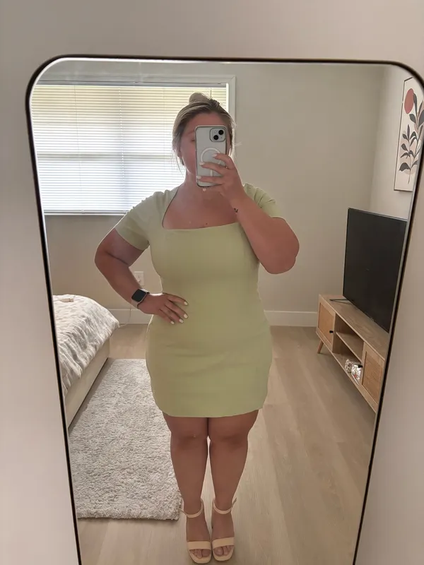 Green Abercrombie Dress - Image 6