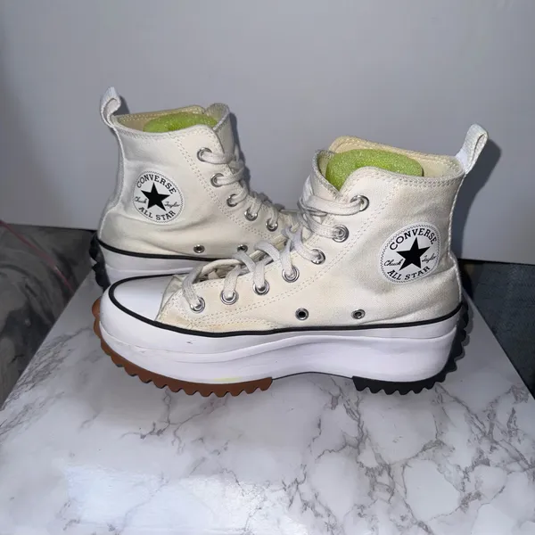 Converse Run Star Hike High Top Womens 7 Platform Lugged Sneakers Streetwear‎ - Image 2