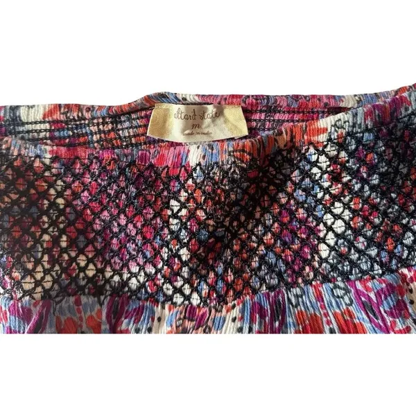 Altar'd State Women's Multi/Pink Flowy Shorts - Elastic Waistband - M Boho - Image 5