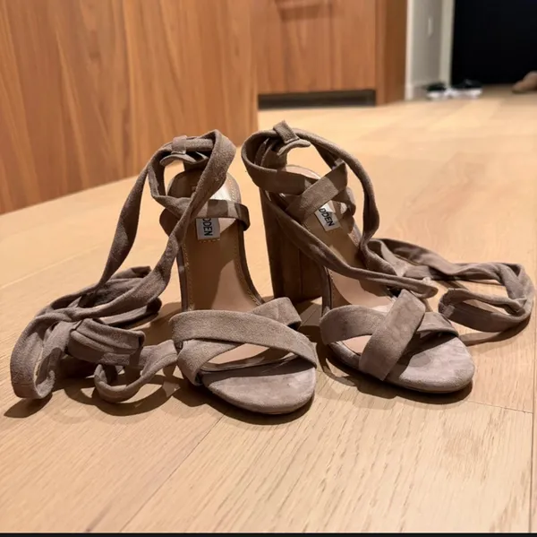 Steve Madden Christey Suede Strappy Heels - Image 3