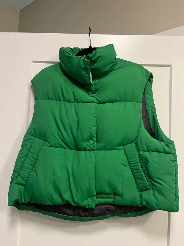 Sixth June ASOS Green Puffer Vest - Image 2