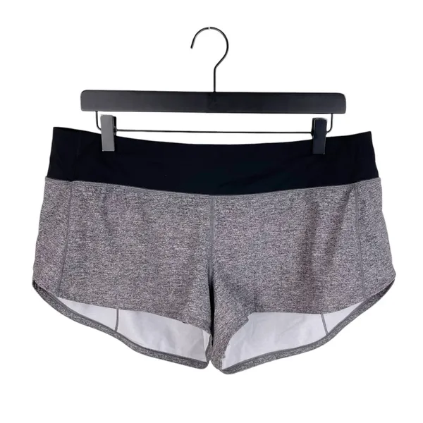 Lululemon Speed Up Short 2.5" Women's Size 10 Heather Lux Multi Black Running - Image 3