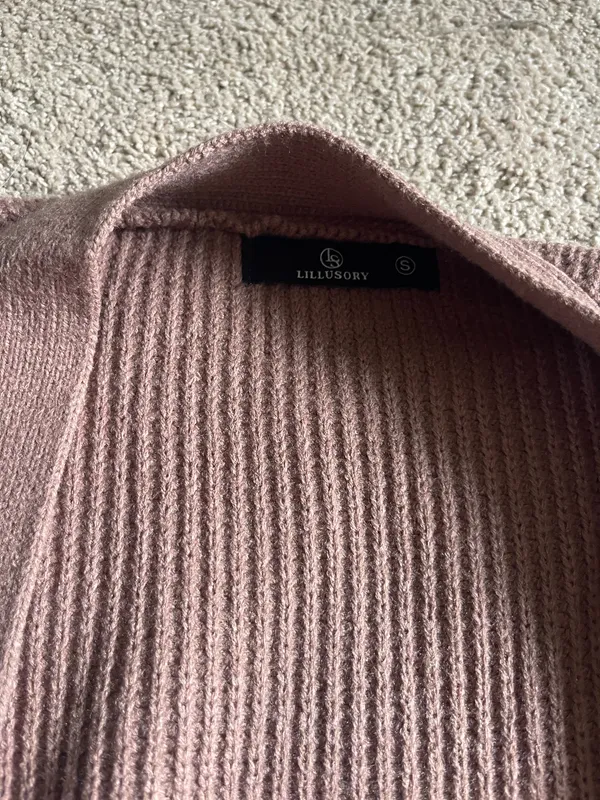 Brown cardigan Pink - Image 3