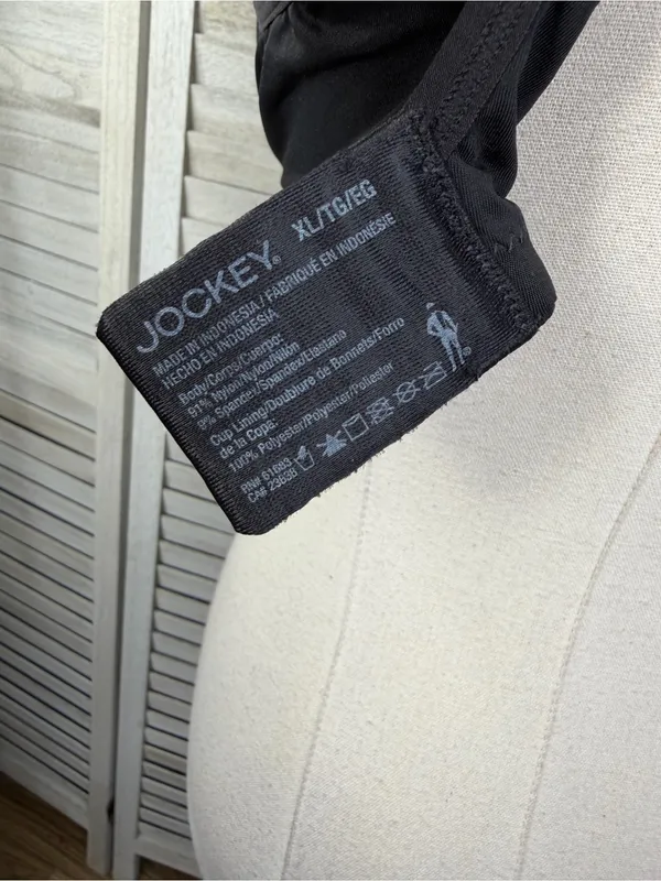 JOCKEY Women's Black Lightly Lined Wire Free Bra-XL - Image 3