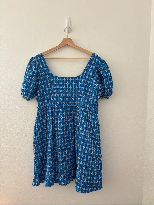 Rhode mini dress in blue - Image 2