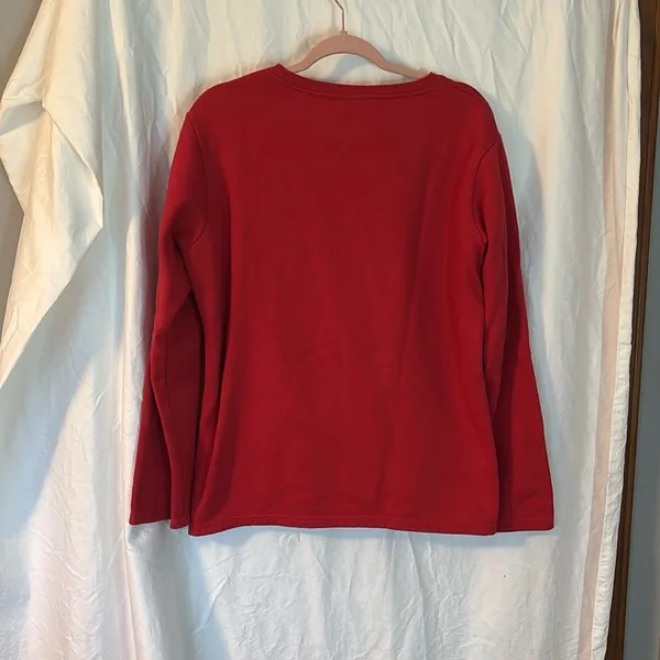 Creative Apparel Red Ball State University Long Sleeve Shirt - Image 4