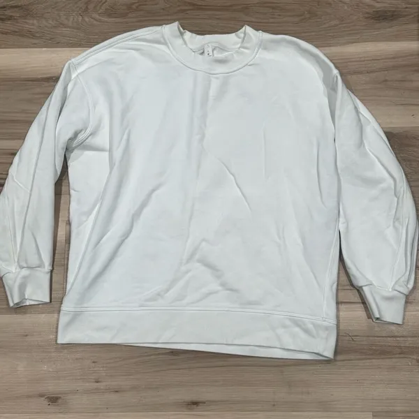 Lululemon Perfectly Oversized Crewneck Sweatshirt Bone Women’s 6 - Image 2