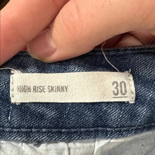 Harper Heritage High Rise Skinny Blue Jeans size 30 - Image 11