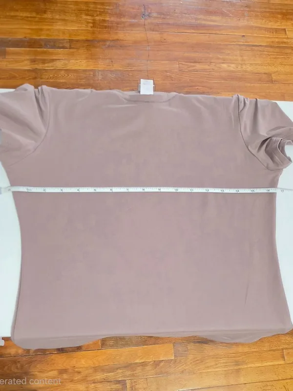 Victoria's Secret PINK Base Stretch Short-Sleeve Tee - Iced Coffee -Size XL - Image 6