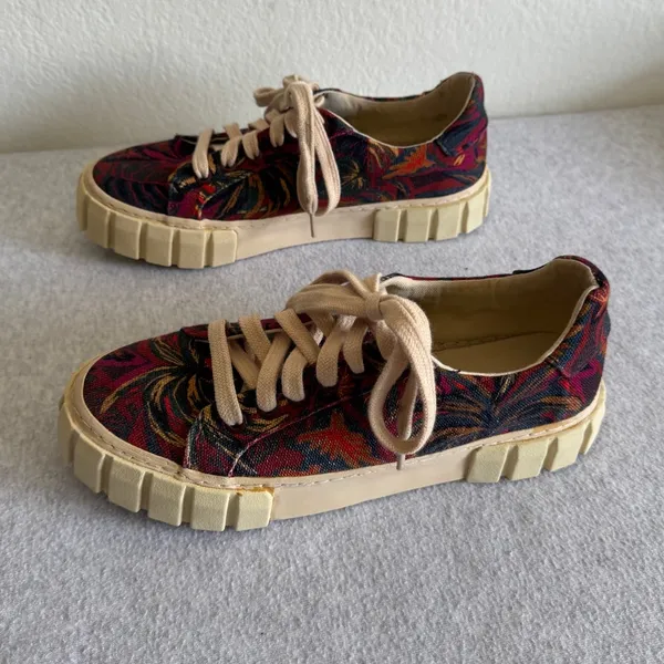 Farm Rio Sunset Forrest Platform Sneaker Size 7 - Image 6