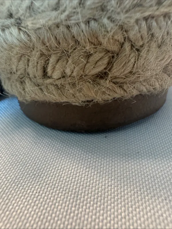 Dolce Vita Natural Raffia Slide Sandals - Image 3