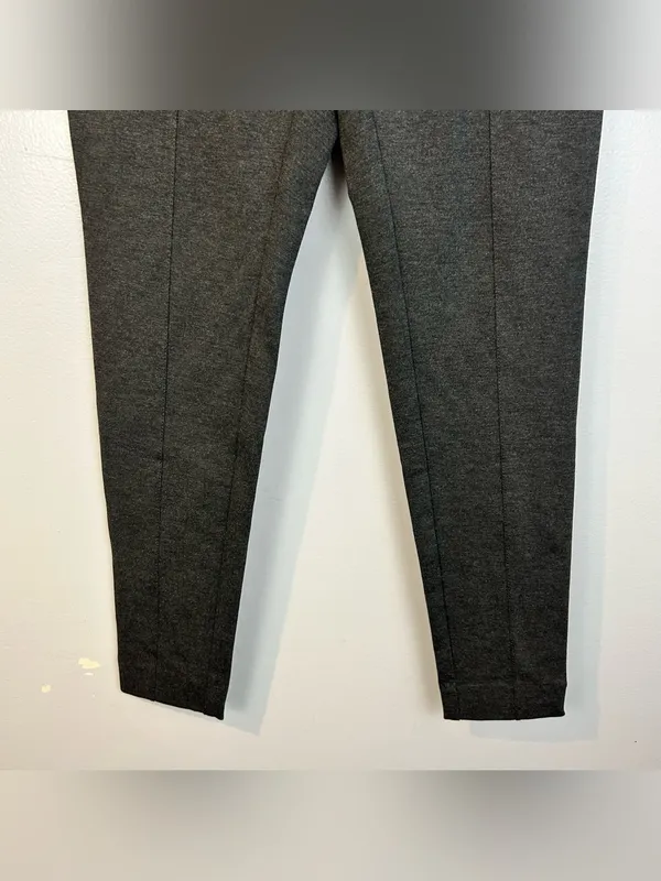NWT J. Jill Grey Ponte Pull On Stretch Pants Leggings Elastic Waist Size Medium - Image 9