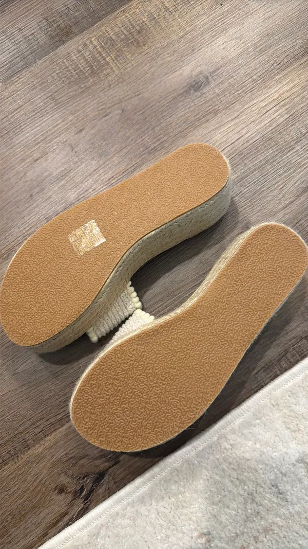 Summer Sandal Wedge Tan Size 39 - Image 3