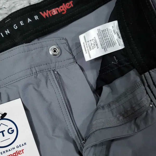 Wrangler 0 Tall ATG FWDS 5 Pocket Skinny Pants 4 Way Stretch Size 0T Gray - Image 5