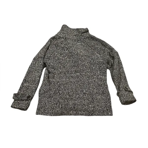 FREE PEOPLE Wool Blend Tweed Boucle Peacoat Double Breasted Moto Jacket S - Image 3