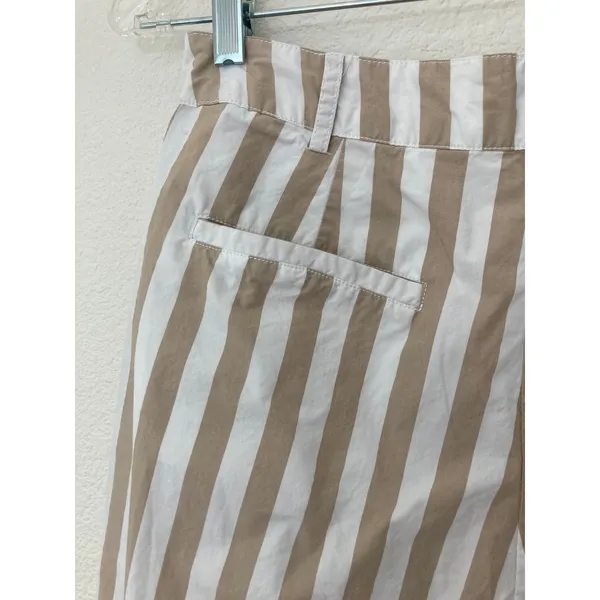 Urban Outfitters Maximalism Barrel Crop Percy Striped Pleated High-Rise Pants 6 - Image 7