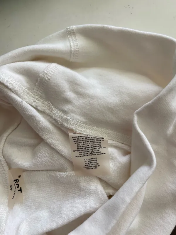 Aritzia TNA white bike shorts - Image 6